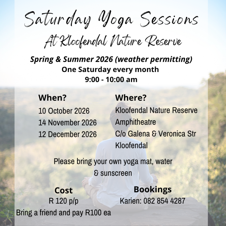 Image showcasing outside events at Kloofndl Nature Reserve